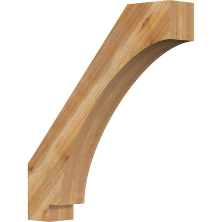Ekena Millwork 6"W x 32"D x 36"H Imperial Rough Sawn Knee Brace, Western Red Cedar BRC06X32X36IMP00RWR